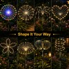Solar Firework Garden Lights for Outdoor Decor – Shapeable Solar