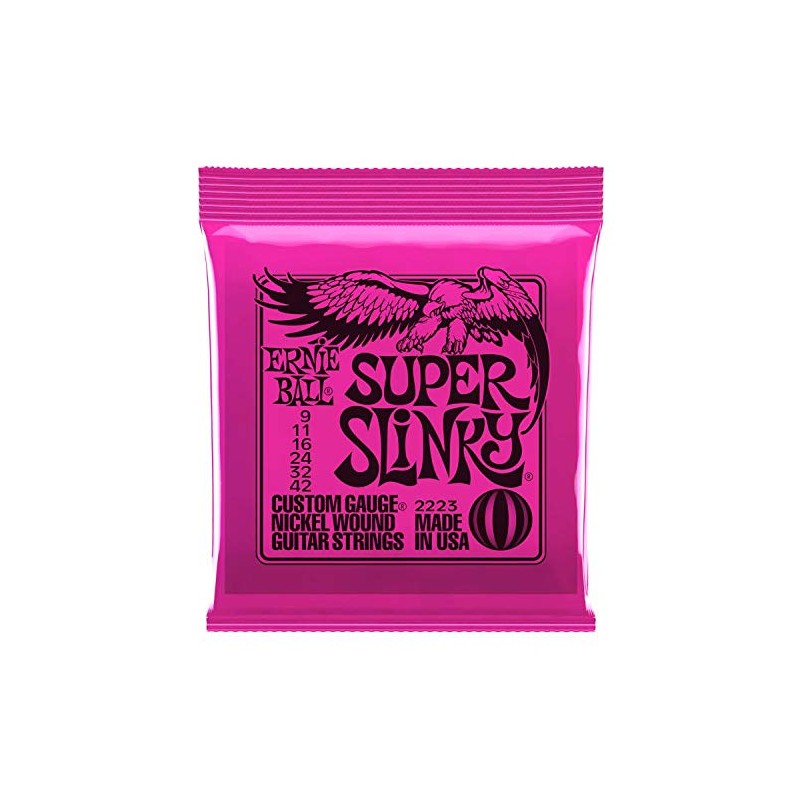 Ernie Ball Paquete Super Slinky de 3 juegos