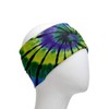 Unisex Boho Wide Colorful Tie Dyed Design Infinity Headband Head