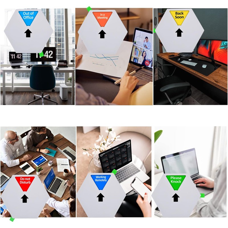 Kichwit Privacy Sign for Office Door, Do Not Disturb Sign,