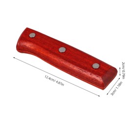 Operitacx 2 Sets Werkzeuggriff Zubehör Kochmesser Restaurant Küchenmesser Kochmesser Für Männer Kochwerkzeuge DIY Messergriff Ersatzmessergriff Küchenmesserhalter Braunes Holz