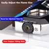 Torch Lighter, Cool Dual Flame Lighter Fashion Design, Refillable Butane