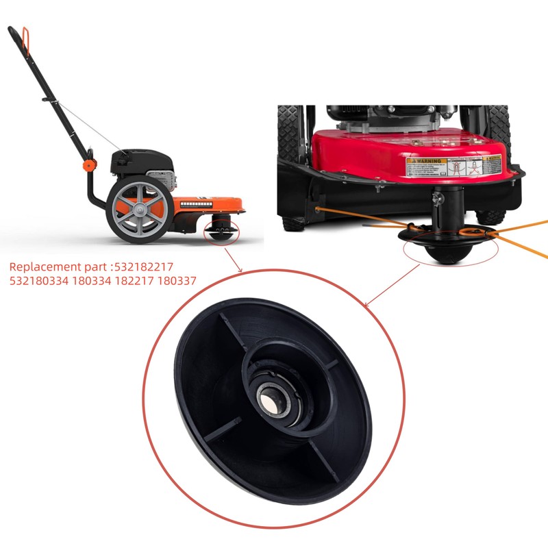 JFYO Replacement 532182217 Trimmer Mow Ball Compatible with Craftsman, Husqvarna,