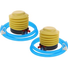 Milisten Bomba de pie para balones Deportivos, Bomba Manual de Mano y pie, Kit 2 Juegos con Manguera, 4 Tapones y 2 extractores para Yoga y Fitness