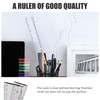 3 Pack 6 8 12 Inch Straight Plastic Rulers Measuring