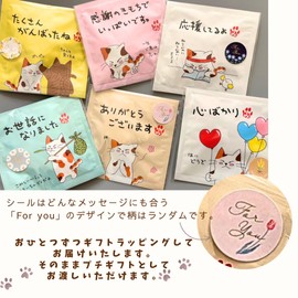 Iwama-en Seicha Honpo Mitarashi-chan Uji Sencha Tea Bag Set with Wrapping for Icha Roasting (Thank You, Set of 5)