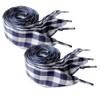 Goodlace 2 Pair 1 Inch Wide Ribbon Shoelaces Fabric Nylon