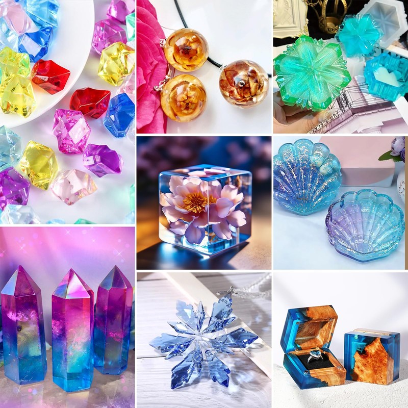 Epoxy Resin Pigment, 16 Colors Concentrated Liquid EpoxyResin Dye,10ml Each