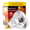 Aiicioo UVB Reptile Light 160W - UVB Light Bulb for