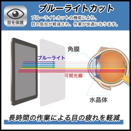 FILMEXT BGTD00273 Sumikko Gurashi Film, Connect with Wi-Fi, Connect with Everyone! Sumikko Pad, 8 Inch Protective Film, Made in Japan, Blue Light Reduction, Ultra Transparent