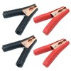 Bonsicoky 4 Pack 100A Insulated Alligator Clips - Metal Spring