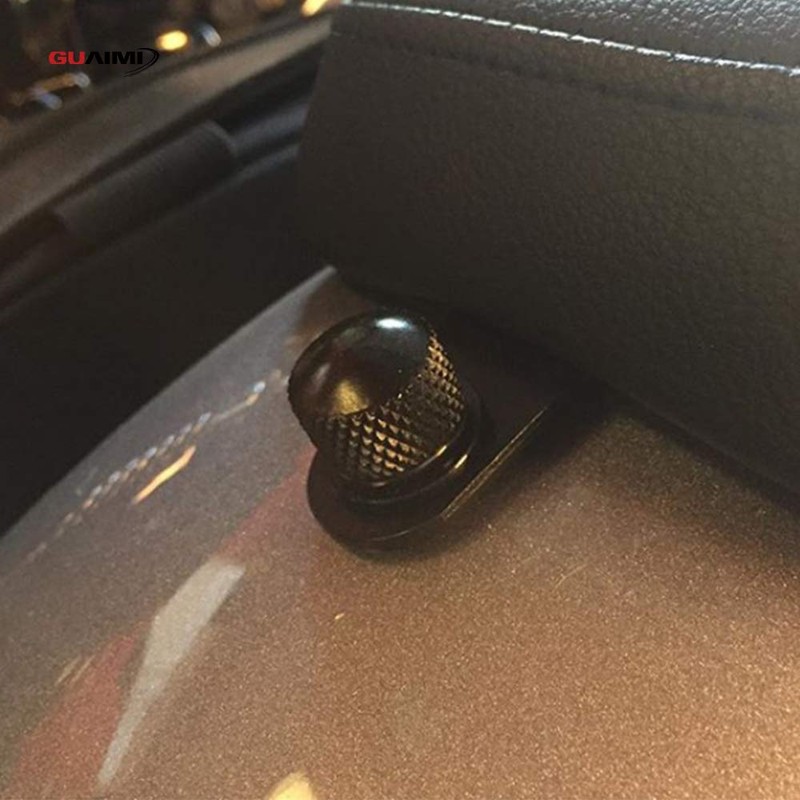 GUAIMI Black Seat Bolt Screw 1/4"-20 Thread Compatible with Harley