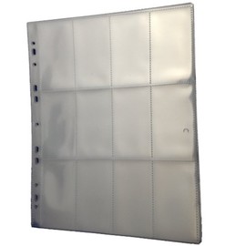10 x A4 Collector - Storage Album Pages - Acid Free - Trading Cards - Photography (12 Pockets)