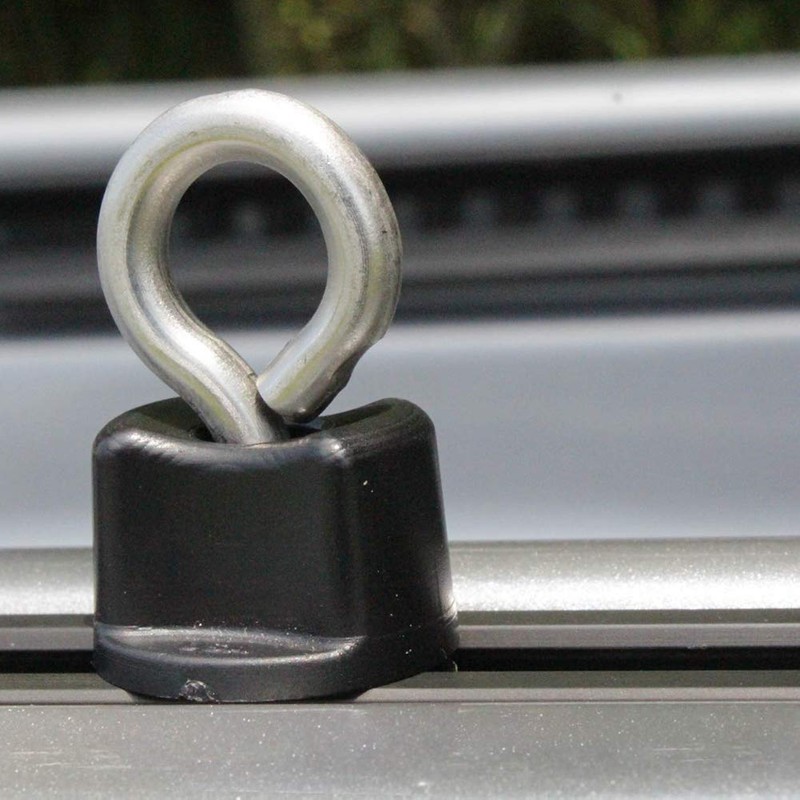 YakAttack Track Mount Tie-Down Eyelets | 2 Pack Stainless Steel