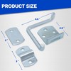 Lonffery Trailer Gate Latch, 2 Pack Stake Bed Latches, Straight
