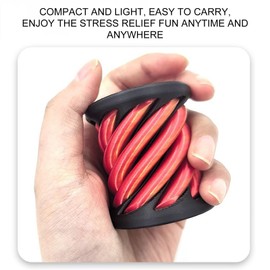 Impossible Pyramid Passthrough Sculpture, Printed Rotating spirals Cone Fidget Toy, Pass Through Pyramid Fidget Toy, Thread Illusion Pyramid Display Statue, Desktop Decor Souvenir