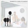 WayArrival 3pcs Black PP Integrated Dart Flights and Shafts |