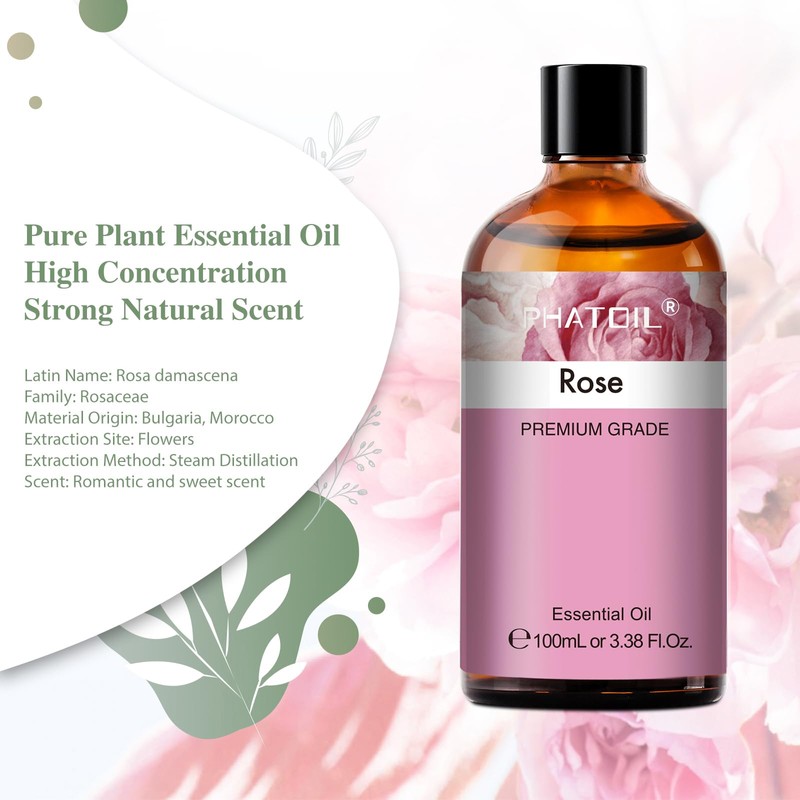 PHATOIL Rose Aroma Oil 100ml Essential Oil Pure Oil Gift