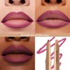 JUAAZIN Medium Violet Red Matte Lip Liner Pencil, Plump Lip