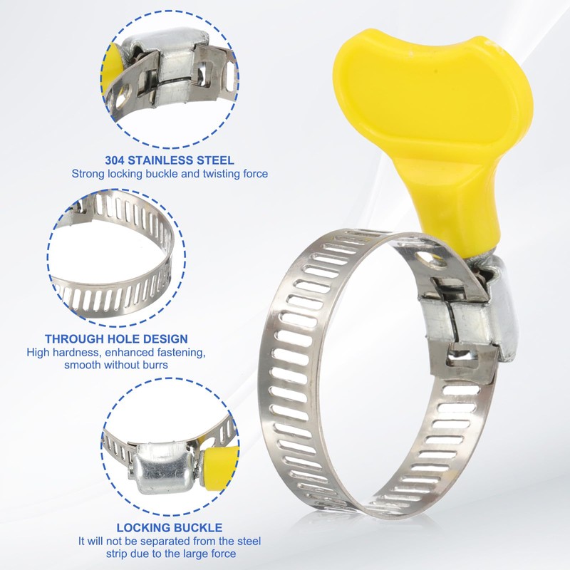 PATIKIL Drain Hose Connector 3-Way Washing Machine Drain Hose Adapter