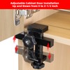 GOINGMAKE Cabinet Door Mounting Jig with Quick Edge Positioner,Adjustable Cabinet