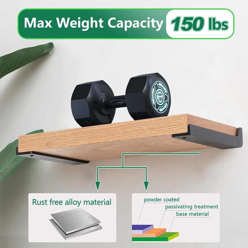Corner Shelf Brackets，Hidden Shelf Brackets, Floating Shelf Bracket , Heavy
