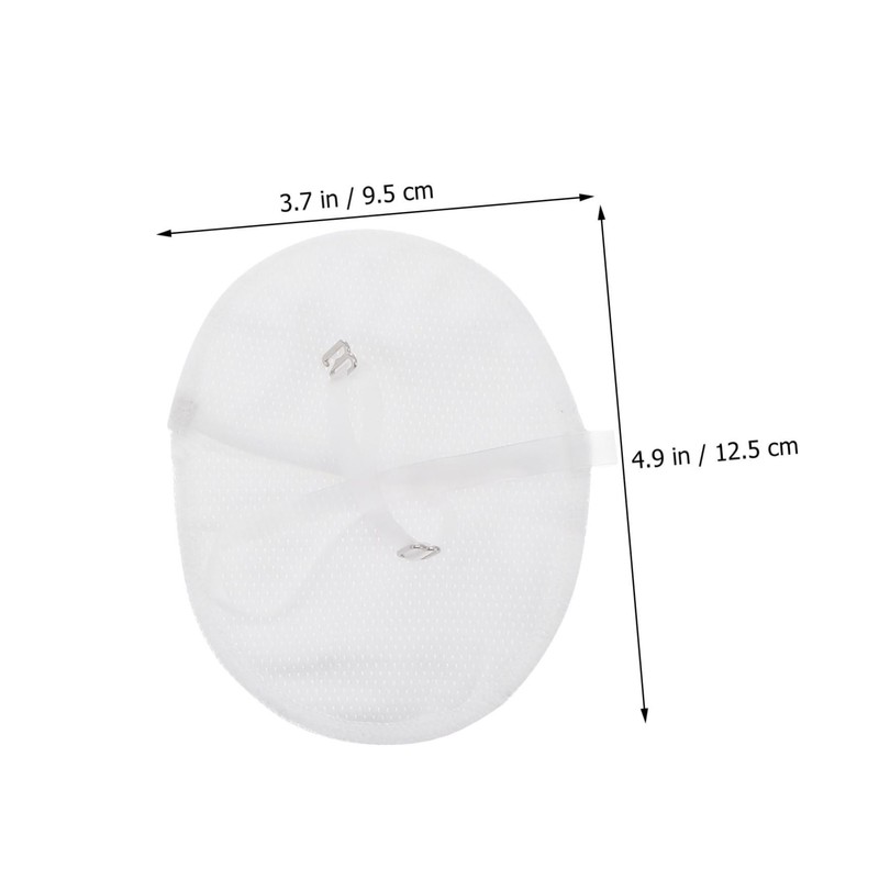 FOMIYES Washable Underarm Sweat Absorbing Pads Cotton Armpit Shields with