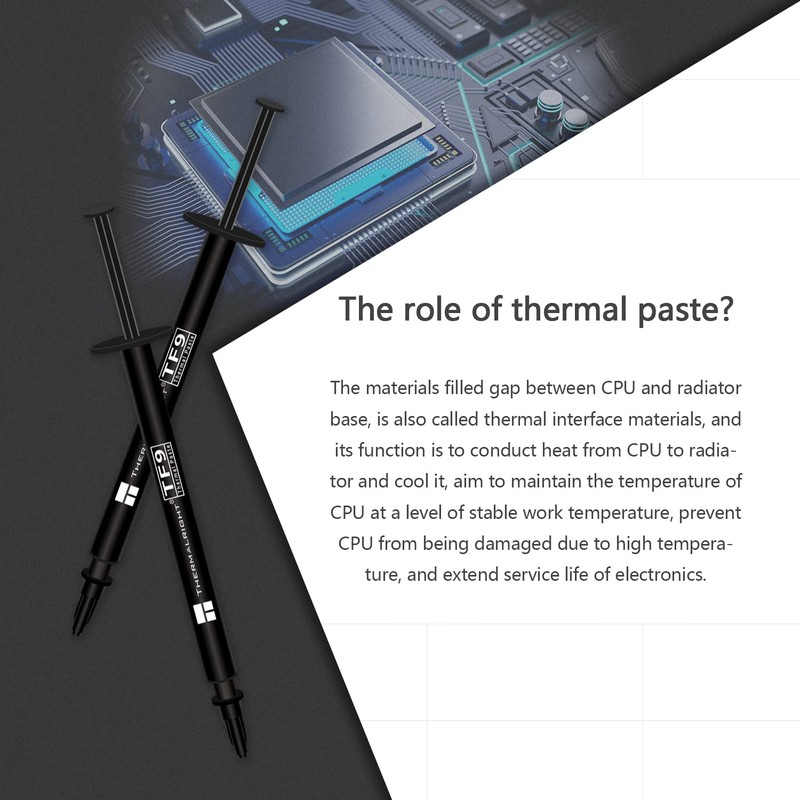 Thermalright TF9 1.5g Thermal Paste Heat Sink Compound 14W/m.k, 1.5