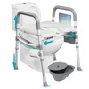 Raised Toilet Seat with Handles – Toilet Riser for Seniors