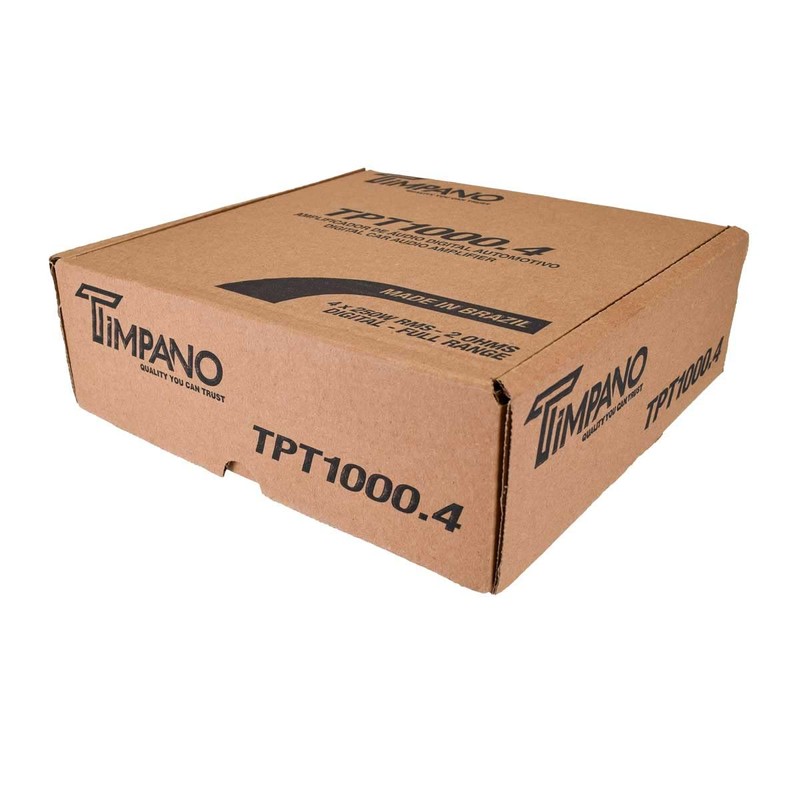 Timpano TPT-1000.4 Compact 4 Channel Car Audio Amplifier – 4
