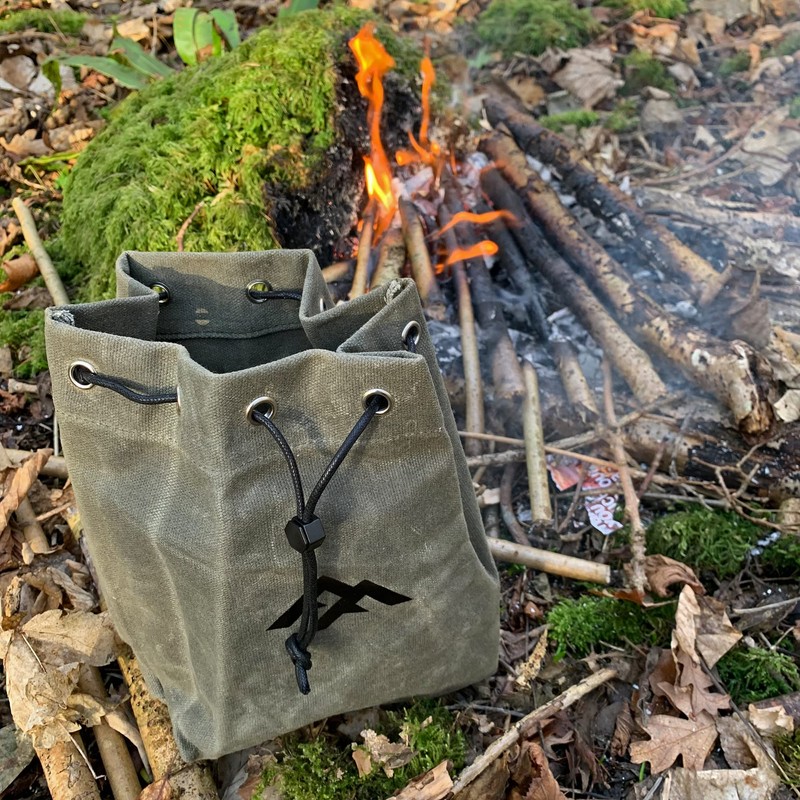 Tinder Pouch | Handmade Bushcraft, Camping, Hiking & Foraging Possibles