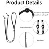 4PCS Glasses Chain for Women Universal Adjustable Glasses Neck Strap