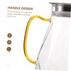 Ciieeo Glass Beverage Serving Pitcher with Lid Elegant Iced for