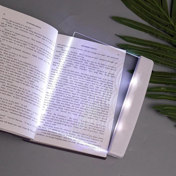 Juesi Flat Book Light for Reading in Bed at Night