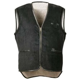 CRAFTLAND wide corduroy vest BUCHHOLZ - 1878 - black - Black, (2XL)