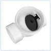Zejoot PVC Backwater Valve,3 inch Drain Backflow Preventer, Backflow Preventer