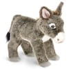 Bearington Pedro Donkey Stuffed Animal- 12" Huggable Baby Donkey Plush