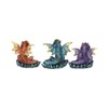 Nemesis Now Three Wise Dragons Figurine 13cm Metallic Multi-coloured
