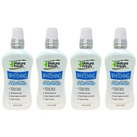 NatureFresh Whitening ( LOT 2 ) NatureFresh Whitening Natural Peppermint Mouthwash 18 FL oz Ea SEALED