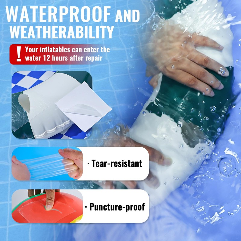 Inflatable Repair Patch Kit for Bounce House, Vinyl Pool, Tent,Plastic