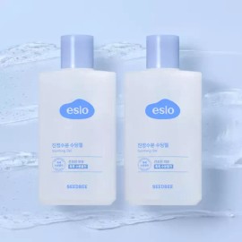 Seedbe 씨드비 수딩젤 바디 로션 크림 보습 진정 이슬로 300ml x 2개 Seedbee Soothing Gel Body Lotion Cream Moisturizing Calming Dew 300ml x 2 [Dew Isol Cushion Gel 300ml x 2 pieces]