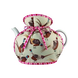 Ulster Weavers Muff Tea Cosy - Multicolor Cotton with Wooden Base - 26 x 23 cm