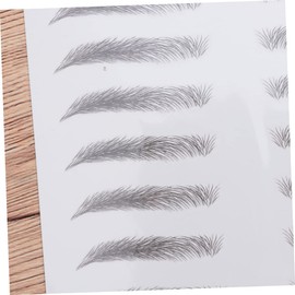 Gatuida 2Pcs Eyebrow Stickers Artificial Hair Like Eyebrow Transfer Stencils for Men and Women Easy to Use Eyebrow Tool for Quick Grooming for Sparse Eyebrows