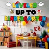 Leveled Up to Kindergarten Banner First Day of Kindergarten Decorations,