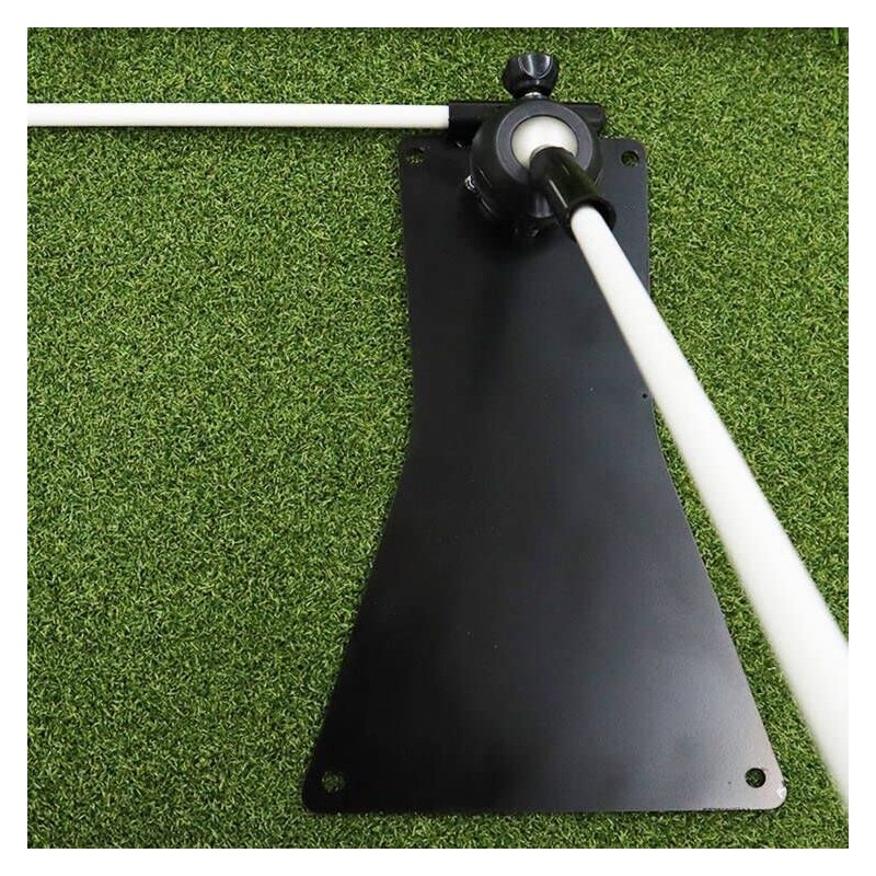 AMRTA Golf Practice Swing Trainer Plate Durable Metal Professional Practice