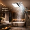 Bathroom Exhaust Fan with 1800W Heater and Light, 140 CFM