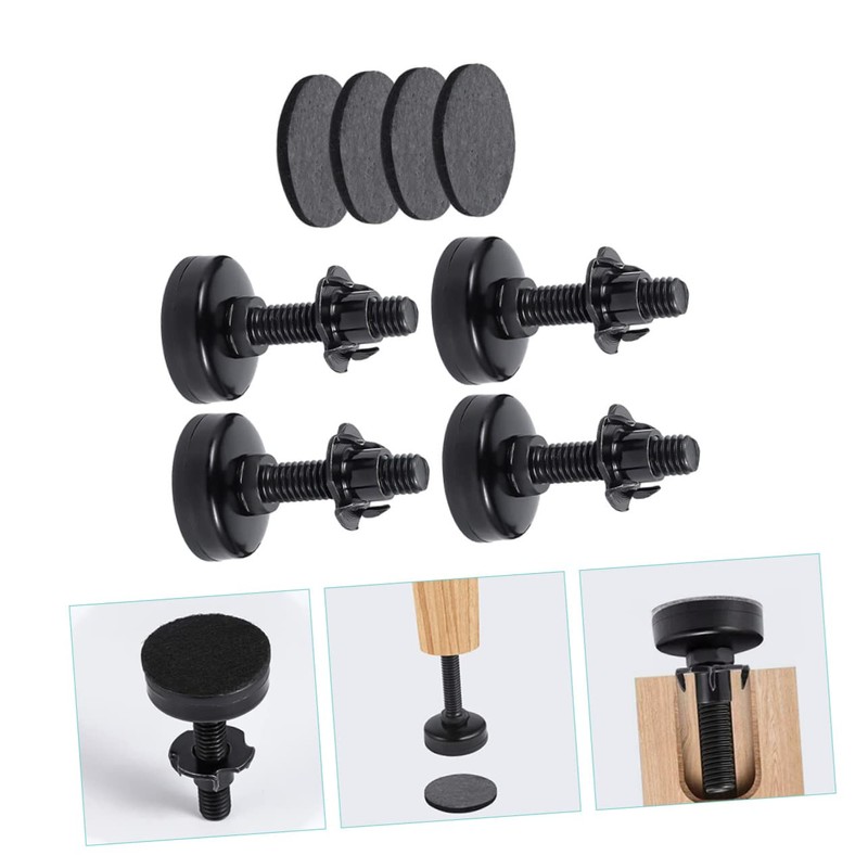 Operitacx 4pcs Adjustable Furniture Leveler Legs Heavy Duty Floor Protectors