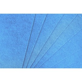Interdruk - Craft Felt - DIY Felt Fabric - 8 x A4 Felt Sheets - Light Blue