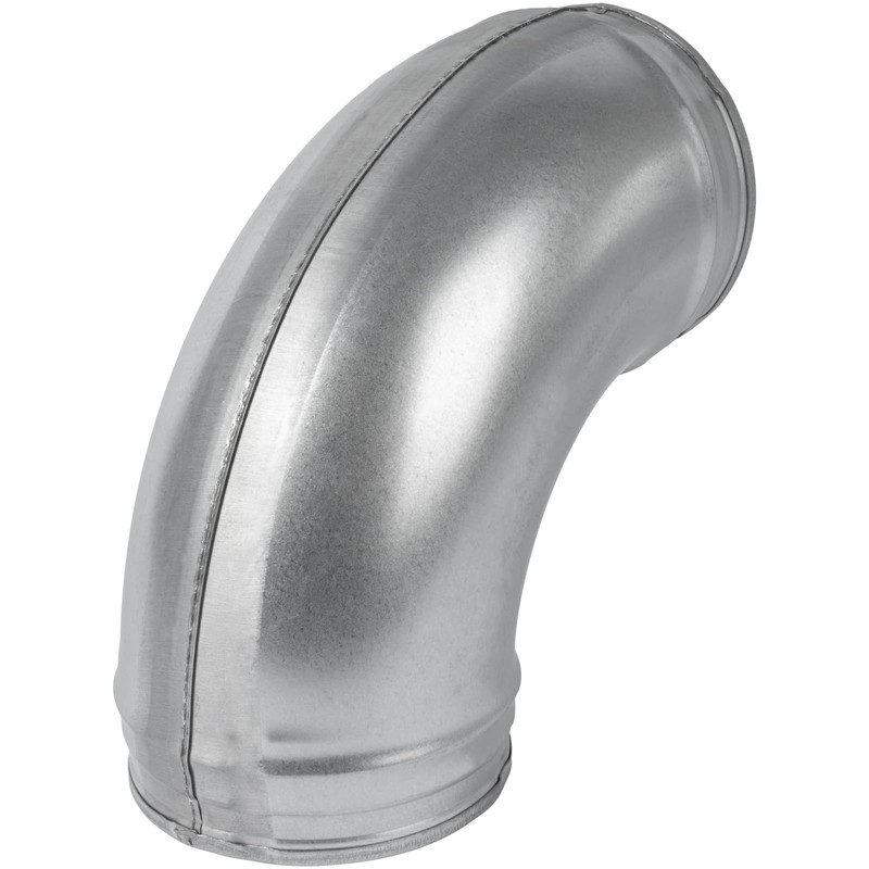 5'' Inch / 125mm 90 Degree Duct Connector - Galvanized