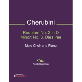 Requiem No. 2 in D Minor: No. 3. Dies irae Sheet Music (Male Choir and Piano)